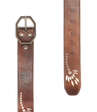 BedStu Mohawk Belt, Teak Rustic **