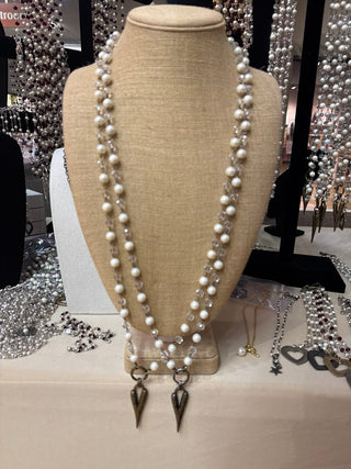 Vintage Heart Radiance Magnetic Necklace, Gunmetal