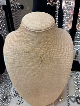 Golden Grace Cross Necklace