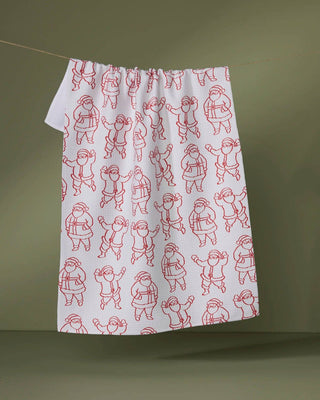 Geometry Tea Towel, Santa Groove