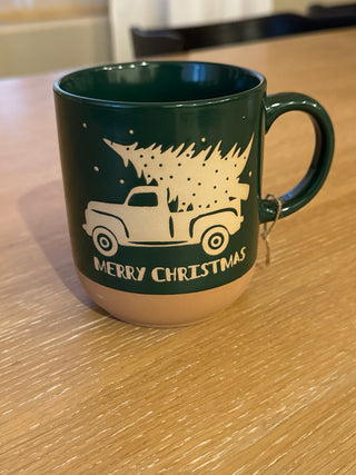 Christmas Truck Mug, Green