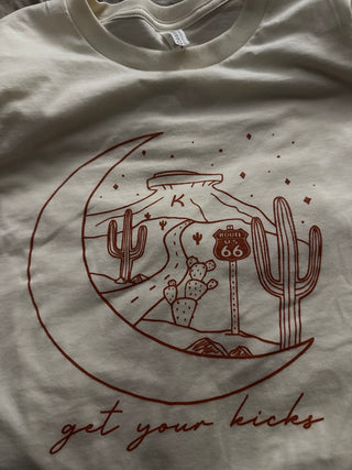 Route 66 Kicks Graphic Tee