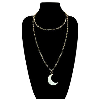 KD10 Moon Layering Chain Necklace – Gold