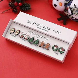 Festive Christmas Stud Box