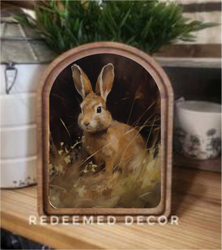 Bunny Arch Framed Art
