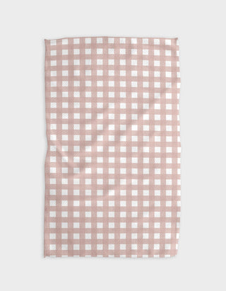 Geometry Tea Towel, Gigi - Dusty Rose