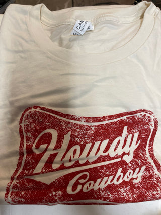 Howdy Cowboy Unisex Graphic Tee