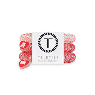 TELETIES Sweetheart Shine Hair Tie Trio