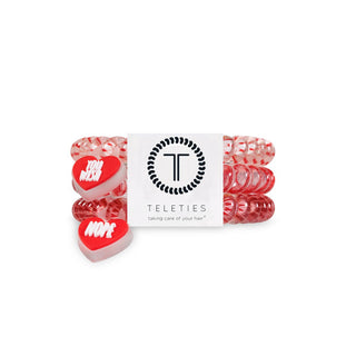 TELETIES Swipe Left Valentine Hair Tie Trio