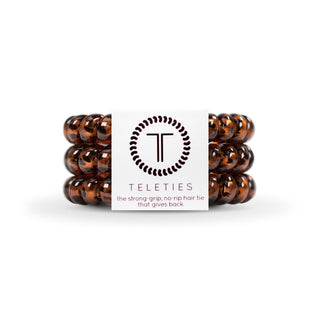 TELETIES Classic Tortoise Spiral Hair Tie
