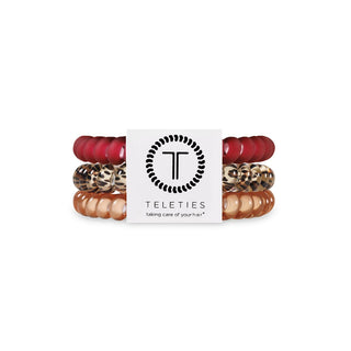 TELETIES Wild Side Spiral Hair Tie Trio