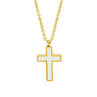 Everlasting Shell Cross Necklace