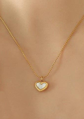 Everlasting Heart Shell Necklace
