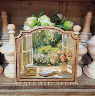 Spring Window Provincial Framed Art