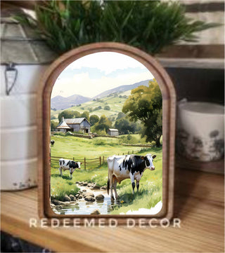 Dairy Framed Art 6x8"