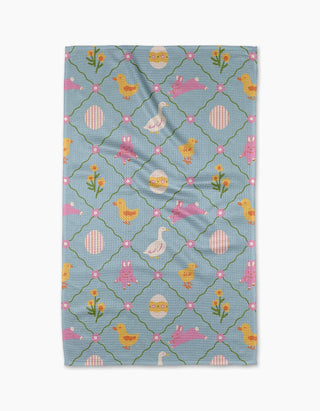 Geometry Tea Towel, Easter Critters