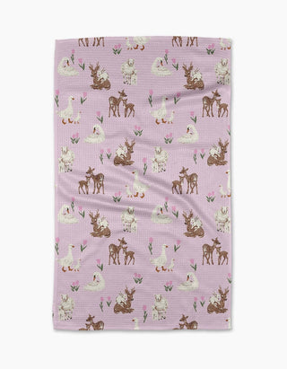 Geometry Tea Towel, Thank You Mom