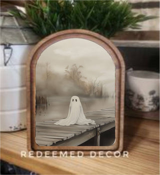 Dock Ghost Framed Art 6x8"