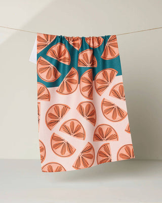 Geometry Tea Towel, Citrus Slices