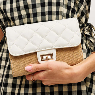 Shelly - Straw Crossbody