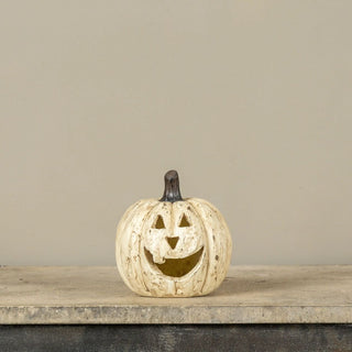 5.5" Big Mouth Pumpkin, White