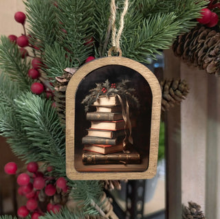 Canvas Arch Ornament Christmas Books