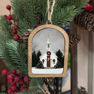 Canvas Arch Ornament Christmas Church
