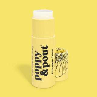 POPPY & POUT Lip Balm, Pineapple Crush