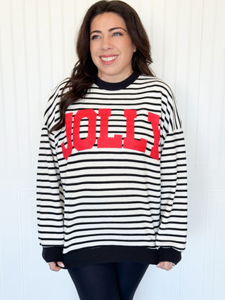 Jolly Striped Cloud Knit Top