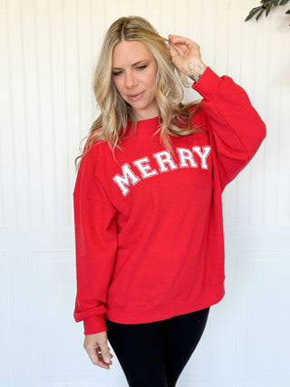 Merry Christmas Cloud Knit Pullover
