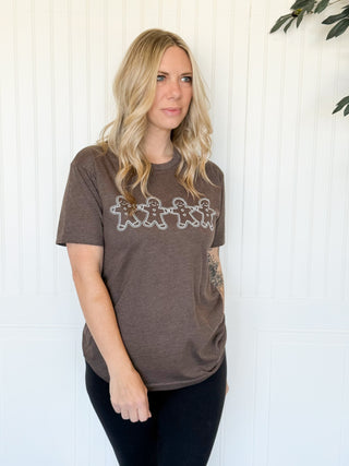Gingerbread Unisex Christmas Graphic Tee