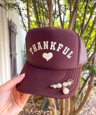 *PRE ORDER* THANKFUL Brown Trucker Hat