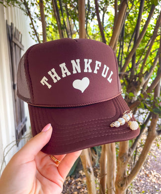 *PRE ORDER* THANKFUL Brown Trucker Hat