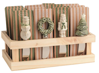 White Christmas Figural Spreader
