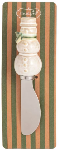 White Christmas Figural Spreader