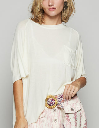 The Worn-In Comfort Tee, Cream