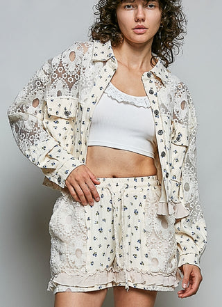 The Meadow Song Lace Shacket