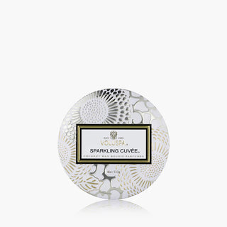 Voluspa Mini Tin Can 4oz Candle, Sparkling Cuvee