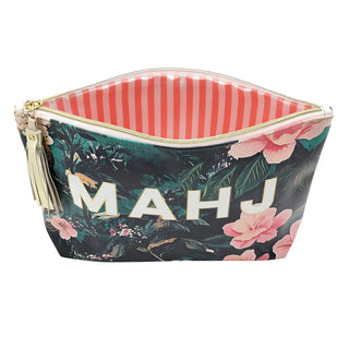 Tile Pouch - Mahj Floral