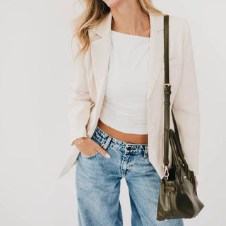 Pretty Simple Veronica Small Tote, Olive