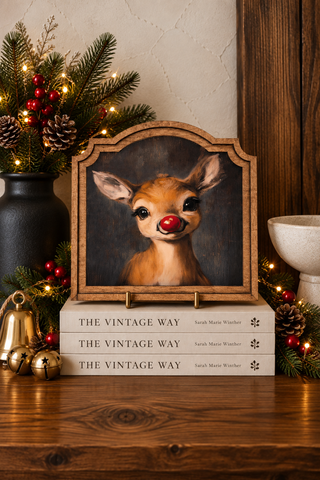 Rudolph Provincial Framed Art, 9" x 10"