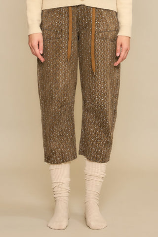 COZY CO Women's Folk Harvest Contrast Pants
