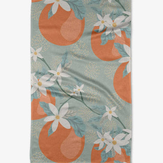 Geometry Tea Towel, Orange Blossom