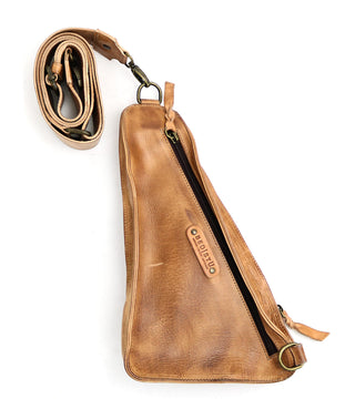 BedStu Adept Sling Bag, Tan Dip Dye
