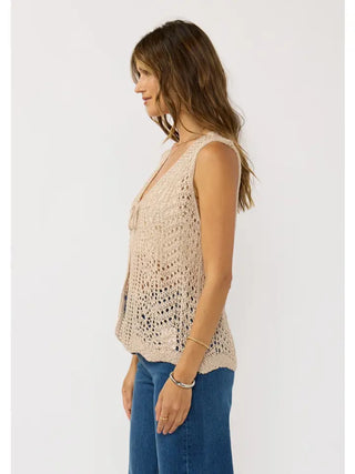 The Sand Dollar Crochet Vest