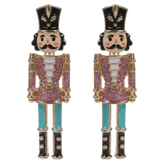 JOIA Women's Christmas Nutcracker Earrings, 2 Styles