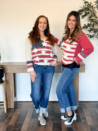 All American Ease Long Sleeve Top, Cream - 100 Casual Tops - The Farmhouse