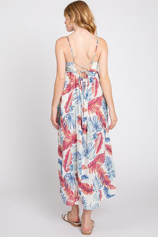 All American Print Cami Midi Dress - The Farmhouse