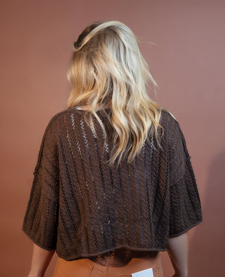 ALLIE ROSE Women's Chocolate Maple Sweater - 100 Casual Tops - The Farmhouse