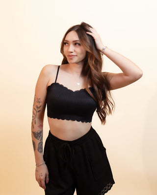ALLIE ROSE Women's Scalloped Grace Bralette - 130 Basics - The Farmhouse